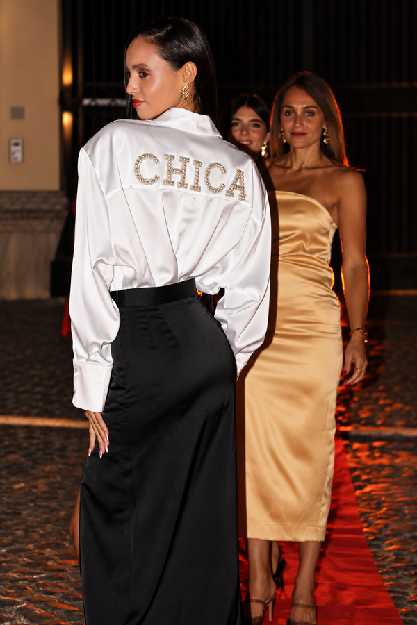 Camicia Donna Bianca CHICA con Perle