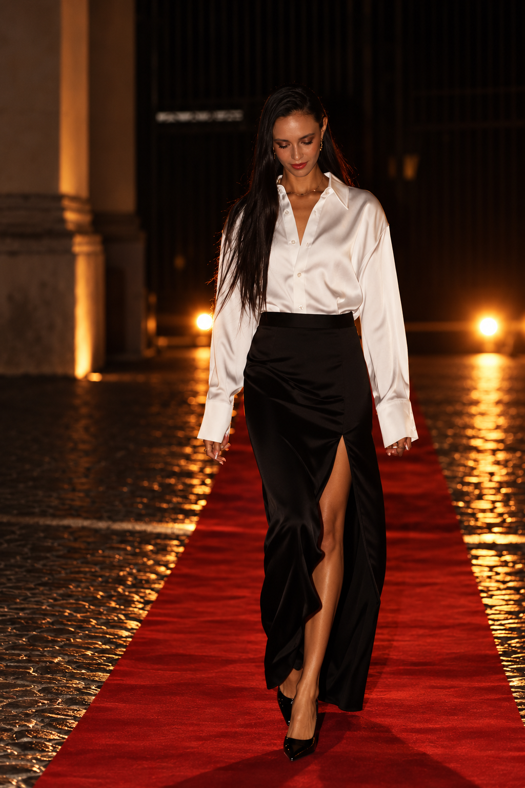 Camicia Donna Bianca CHICA con Perle